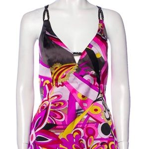 Emilio Pucci silk tank